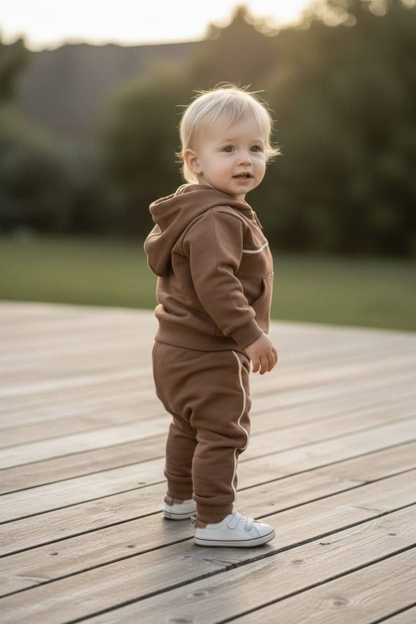 Немовля костюмчик 555519 коричневий 80(р)