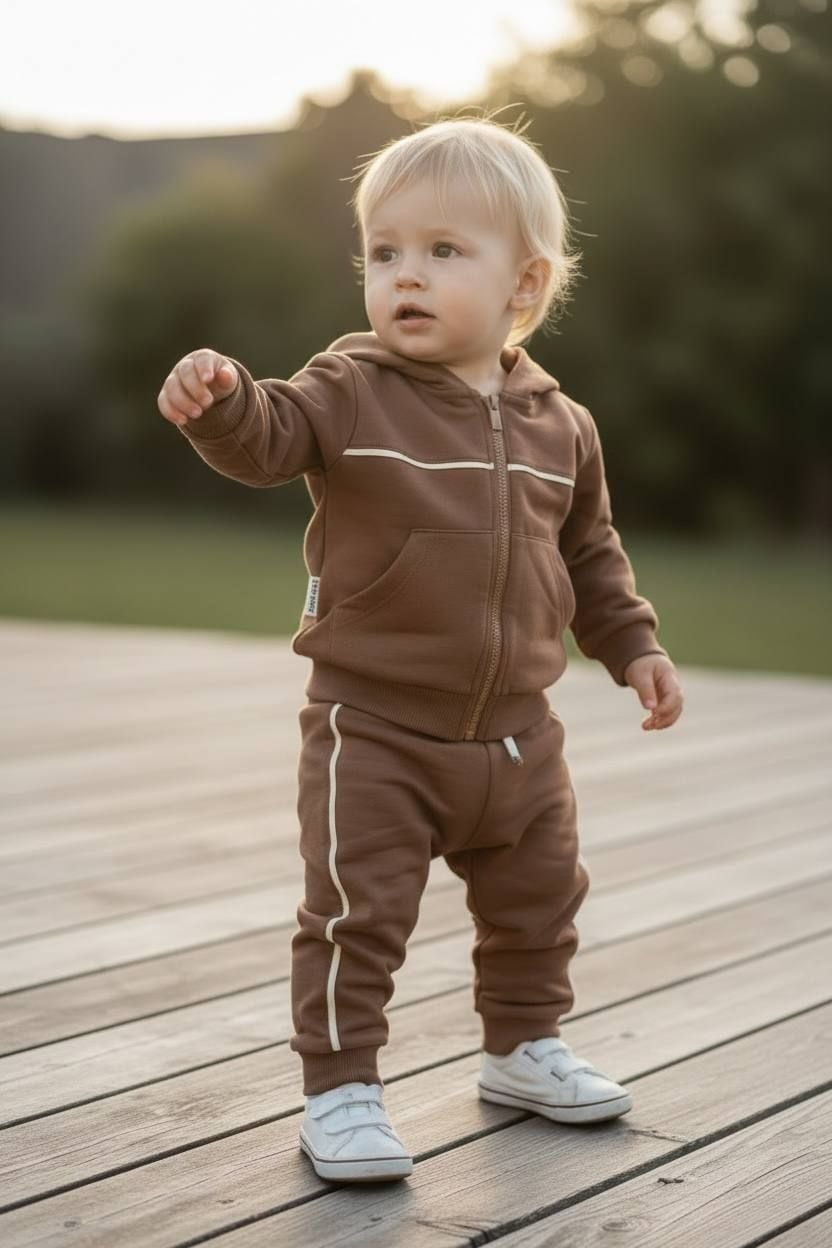 Немовля костюмчик 555519 коричневий 80(р)