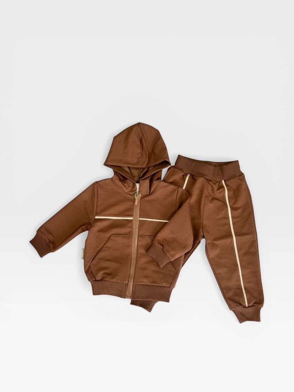Немовля костюмчик 555519 коричневий 80(р)