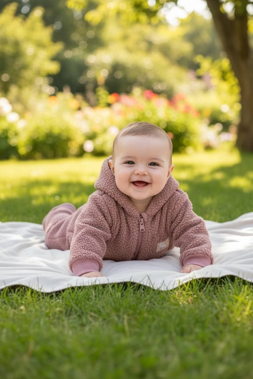 Немовля комбінезончик 555386 пудра 68(р)