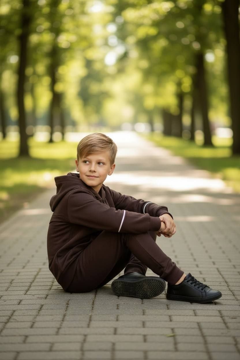 Костюм спортивний Хлопчик 555532 шоколад 116(р)
