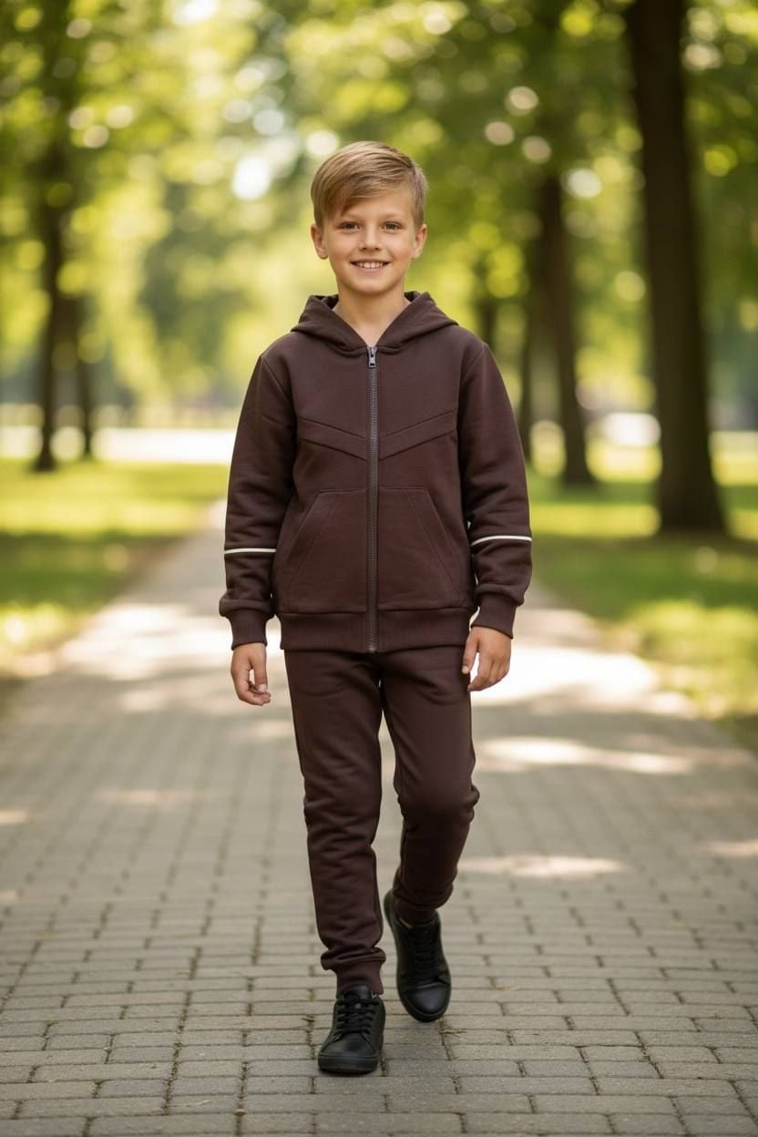 Костюм спортивний Хлопчик 555532 шоколад 116(р)