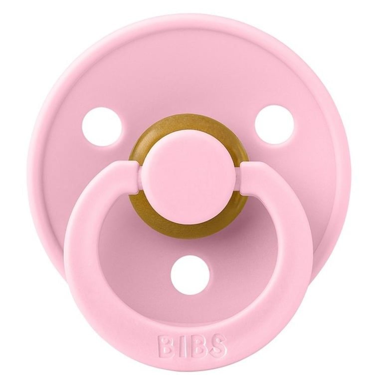 Немовля Аксесуари BIBS Colour Latex Round рожевий 0-6(р)
