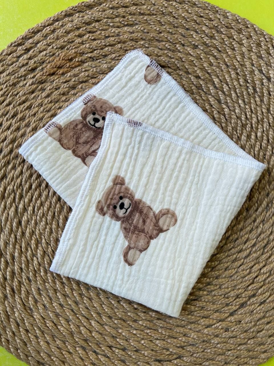 Немовля Серветки 35*35(муслін) бежевий 35*35(р)