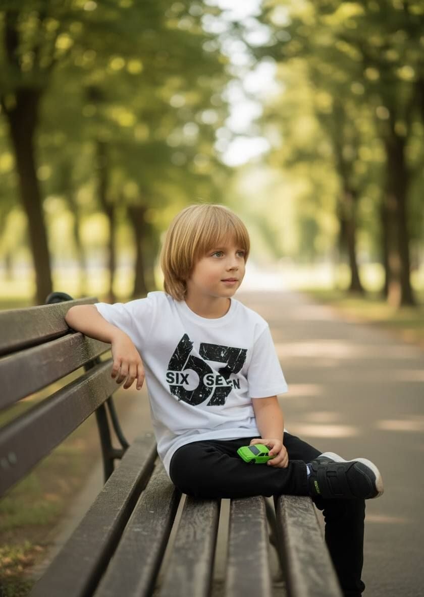Футболка 6*7 білий 140(р)