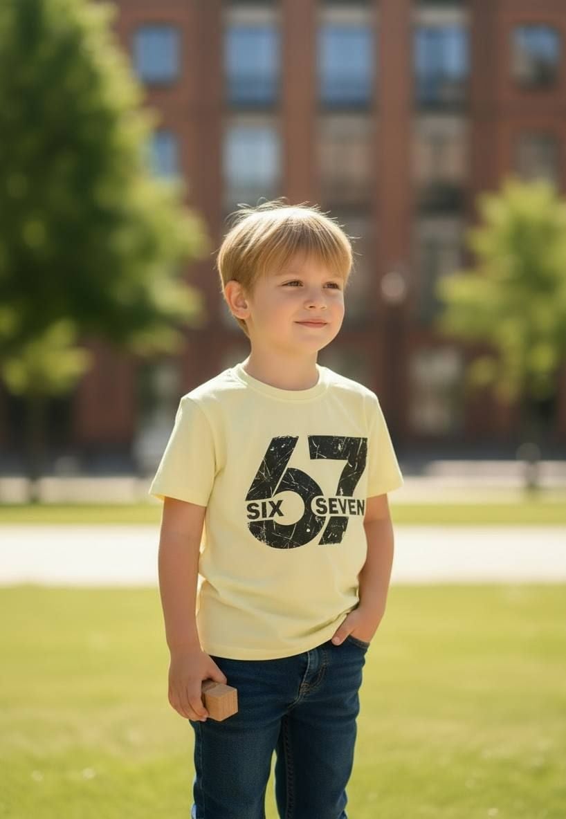 Футболка 6*7 жовтий 140(р)