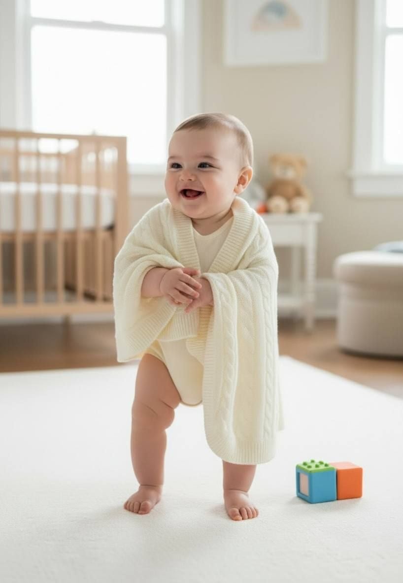Немовля Плед 58729 молочний 80*100(р)