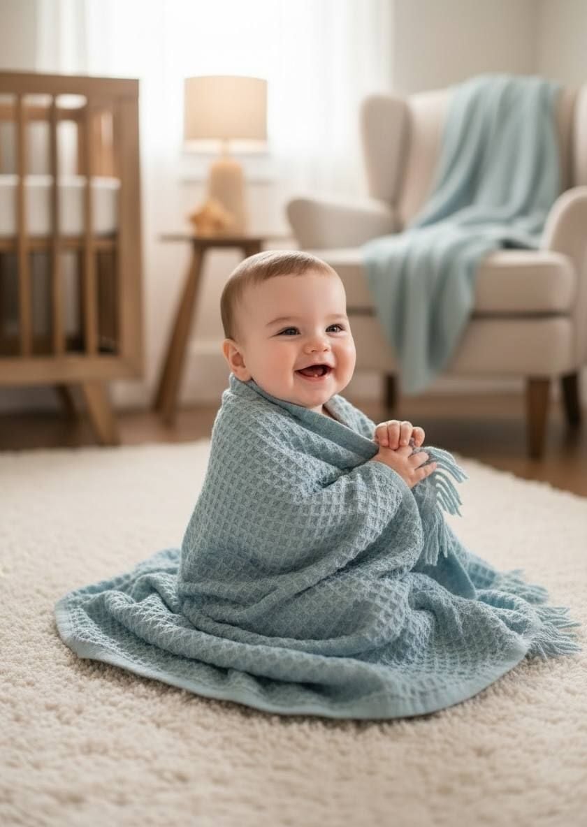 Немовля Плед 58775 блакитний 90*100(р)
