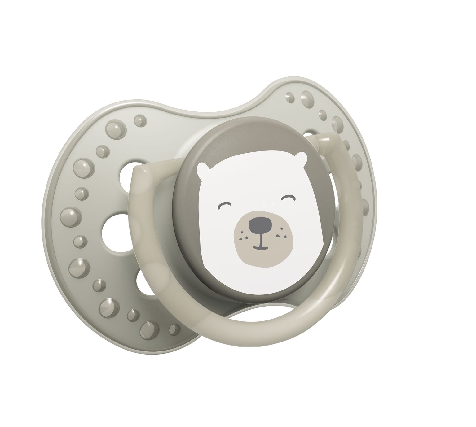 Пустушка Пустушка силіконова динамічна LOVI 0-6 м-ців 2 шт. Buddy bear* капучино 0-3(р)