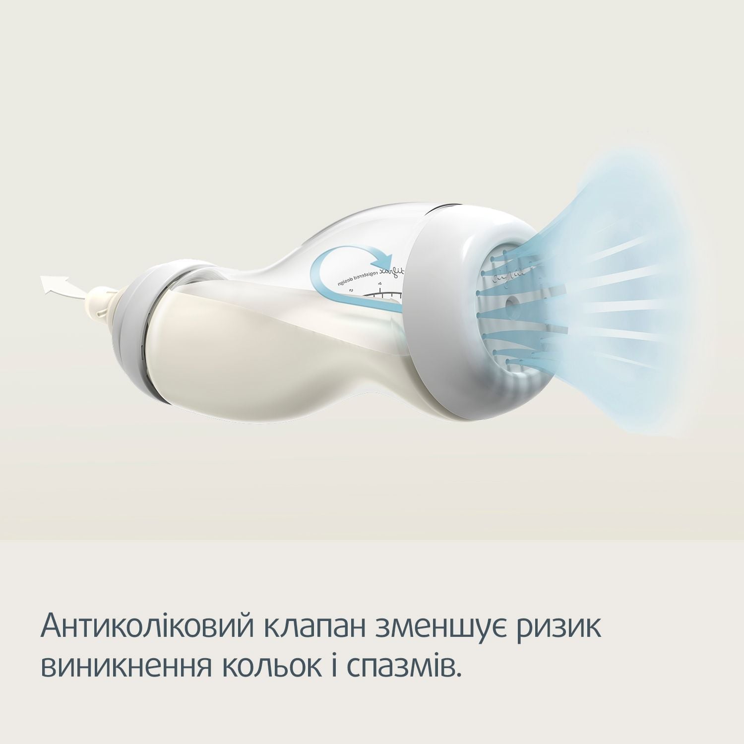 Пляшечка Canpol babies Пляшка антиколікова широкоотворова S-Shape 310 мл молочний 6+(р)