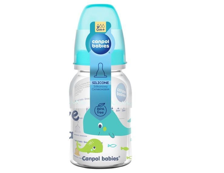 Пляшечка Canpol babies пляшка 120 мл PP LOVE&SEA мята 0+(р)