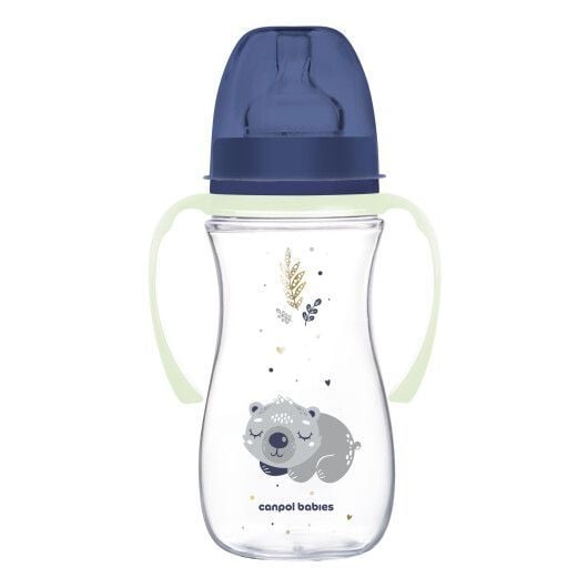 Пляшечка Canpol babies Пляшка антиколікова з широким отвором 300 мл Easystart Sleepy Koala блакитний 300(р)