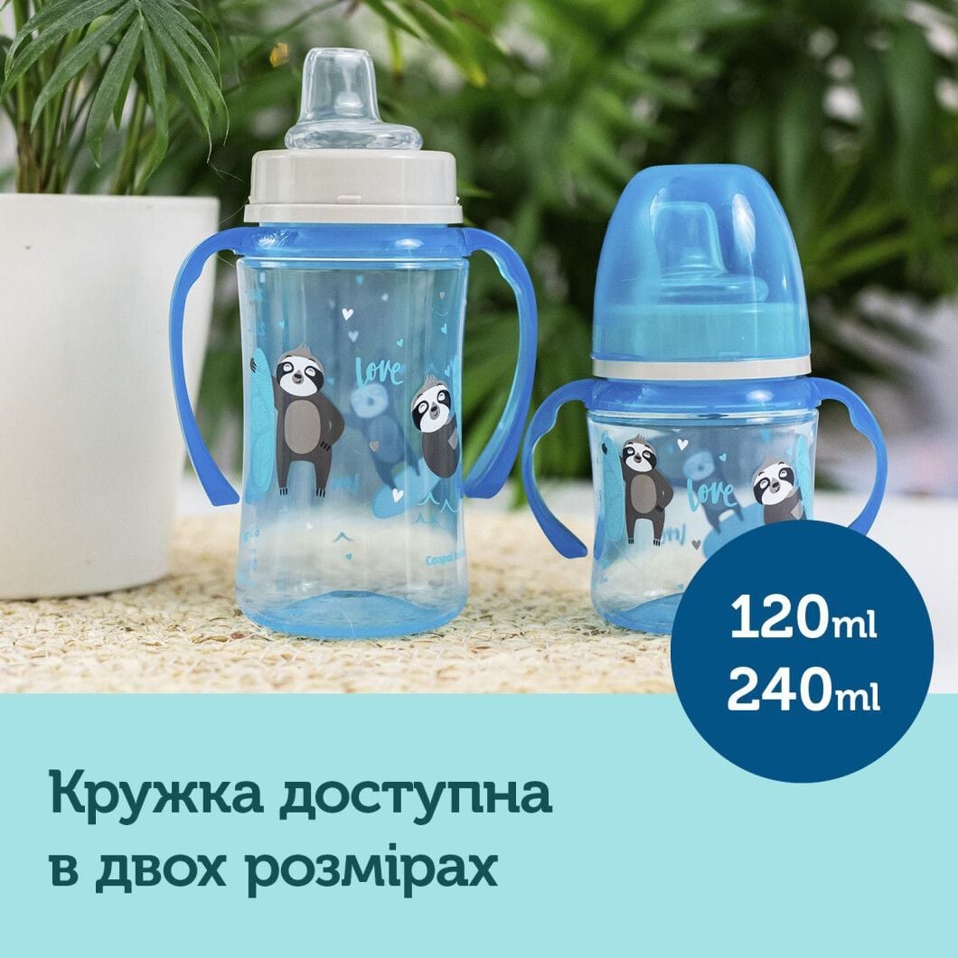 Поїльник Кружка тренувальна EasyStart 120 мл - Sweet Fun блакитний 120(р)