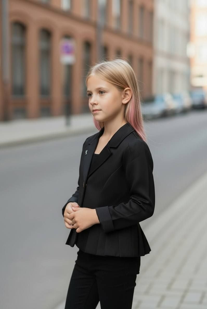 Школа Розпродаж Піджак дівчинка 11605 чорний 116(р)
