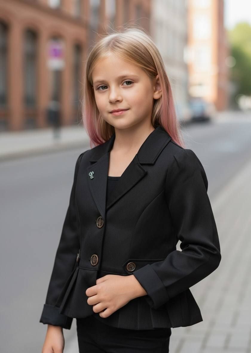 Школа Розпродаж Піджак дівчинка 11605 чорний 116(р)