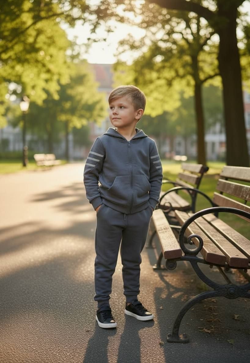 Костюм спортивний 555539 сірий 128(р)