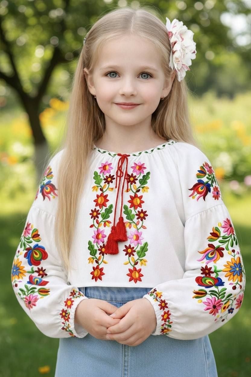 Вишиванки виш-097(д) червоний 122(р)