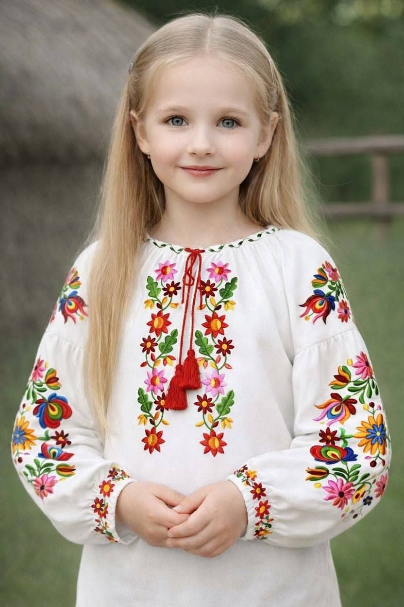 Вишиванки виш-097(д) червоний 122(р)