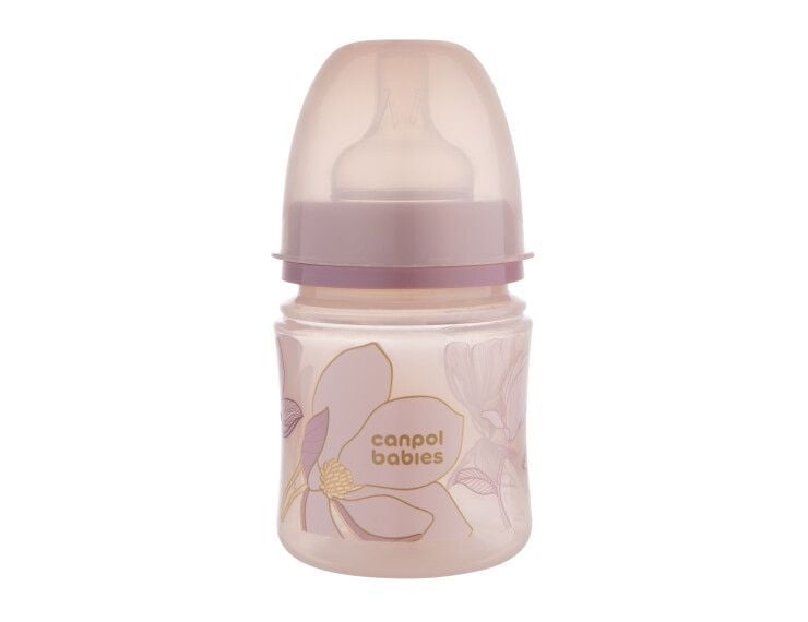 Пляшечка Пляшка антиколікова з широким отвором 120 мл Easystart GOLD рожевий 120(р)