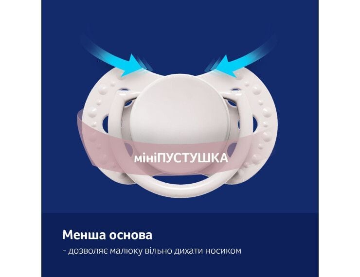 Пустушка LOVI Пустушка силіконова динамічна 0-2 м-ців 2 шт. Baby Shower Girl пудра 0-2(р)