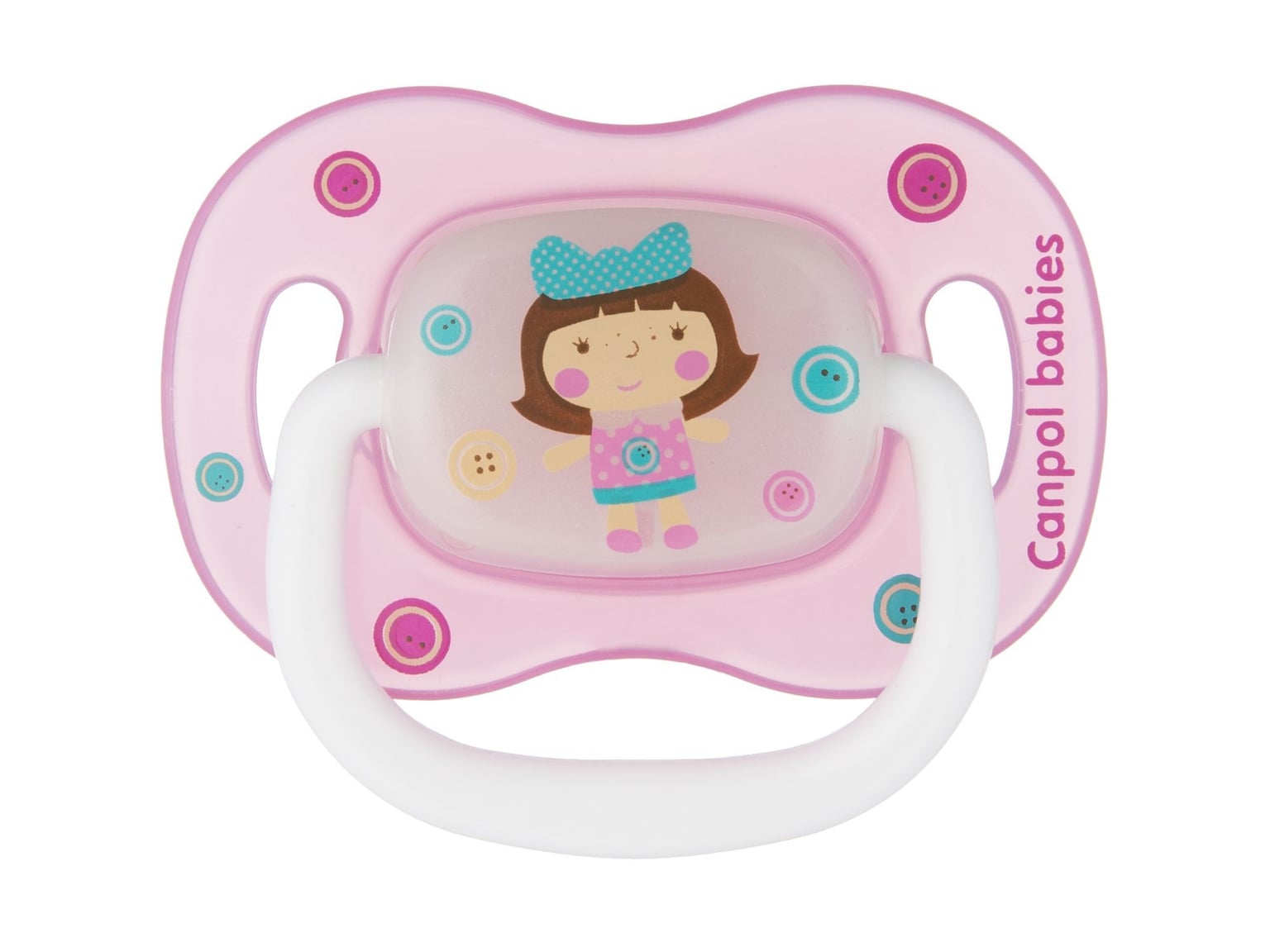 Пустушка Пустушка силіконова симетрична 0-6 м-ців Toys рожевий 0-6(р)