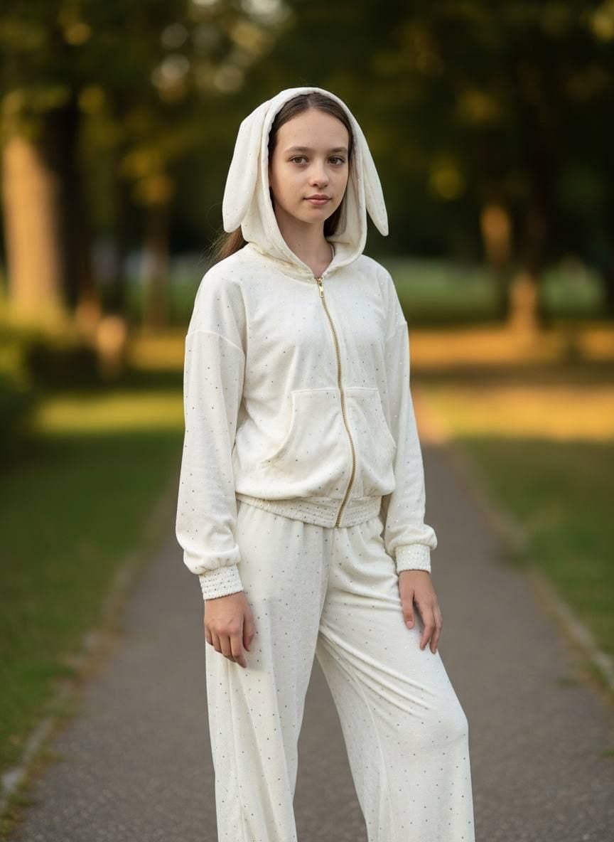 Костюм спортивний 4210 молочний 122(р)