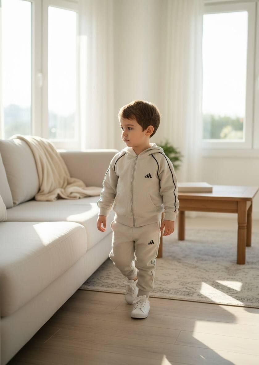 Костюм спортивний 2808 бежевий 110(р)