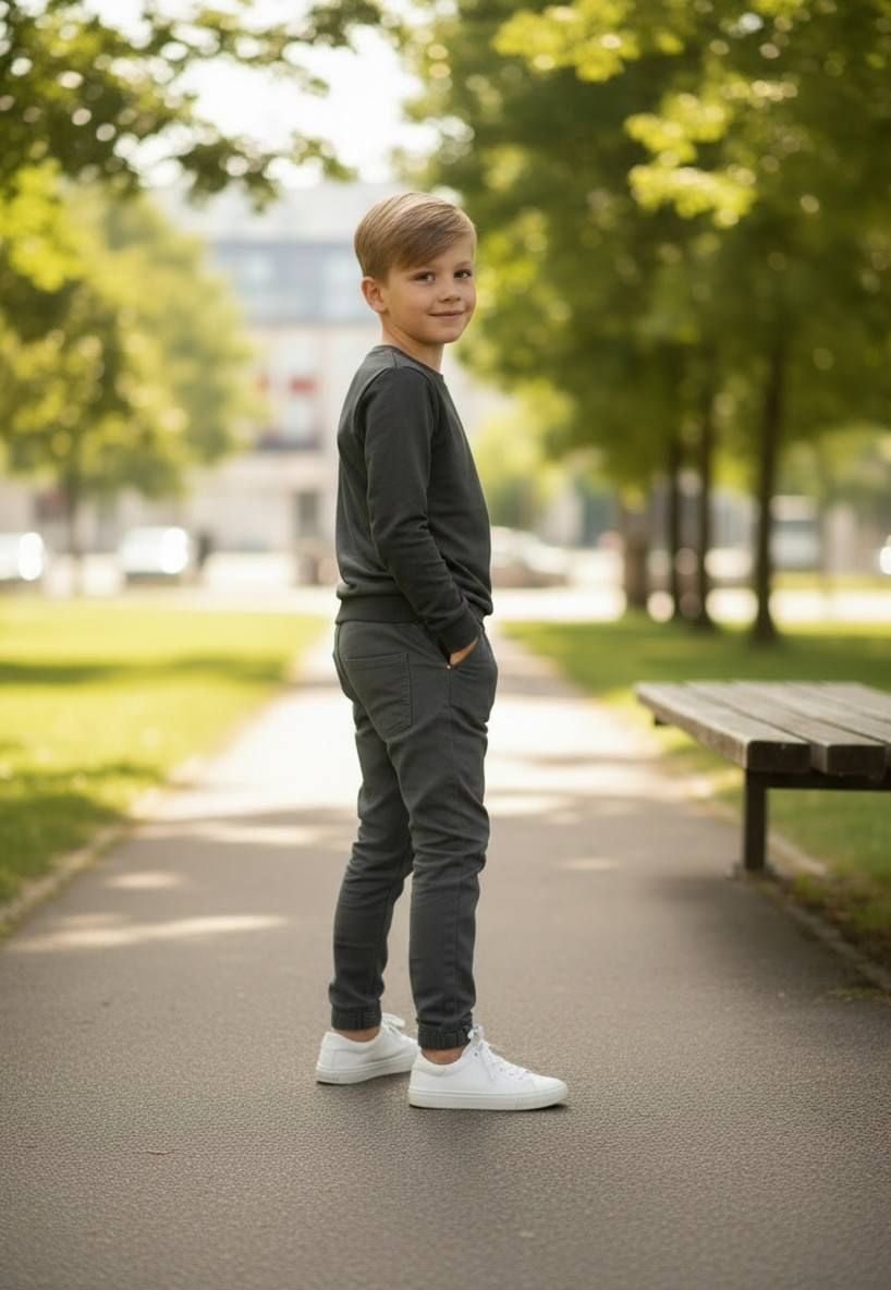 Брюки Хлопчик 6254 сірий 140(р)