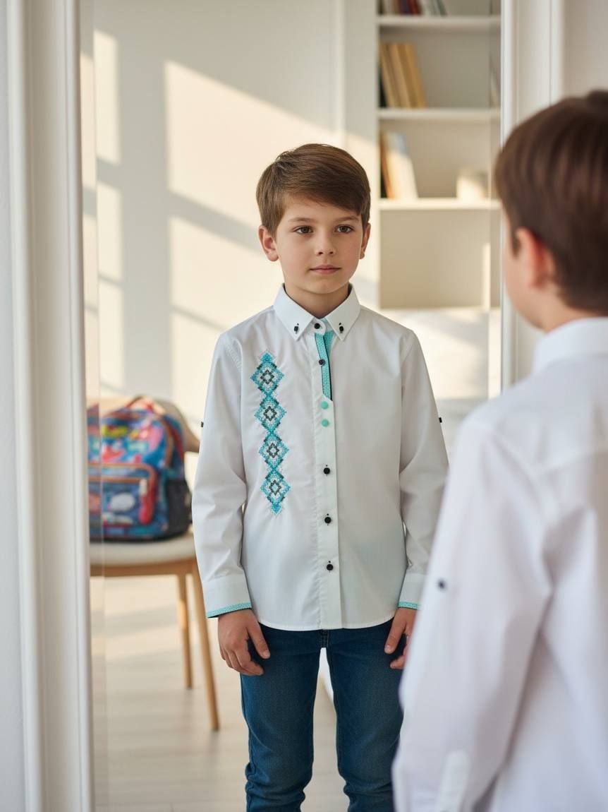 Вишиванки 0985-р біруза 122(р)