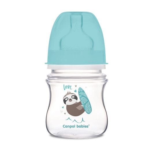 Пляшечка Пляшка з широким отвором антиколікова Easystart 120 мл блакитний 120(р)