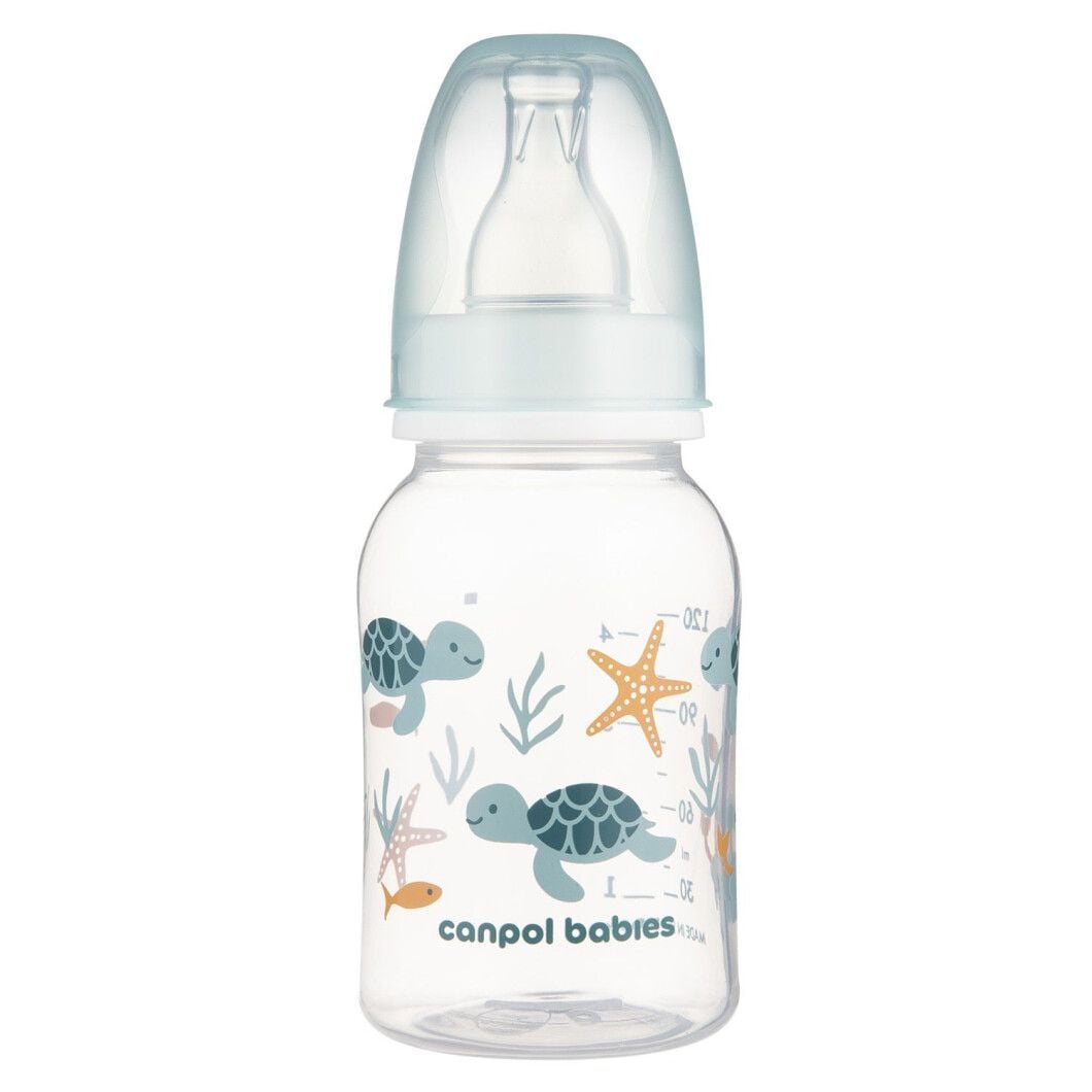 Пляшечка Стандартна пляшечка 120 мл LOVE&SEA Canpol babies блакитний 120(р)