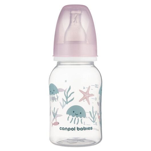 Пляшечка Стандартна пляшечка 120 мл LOVE&SEA Canpol babies рожевий 120(р)