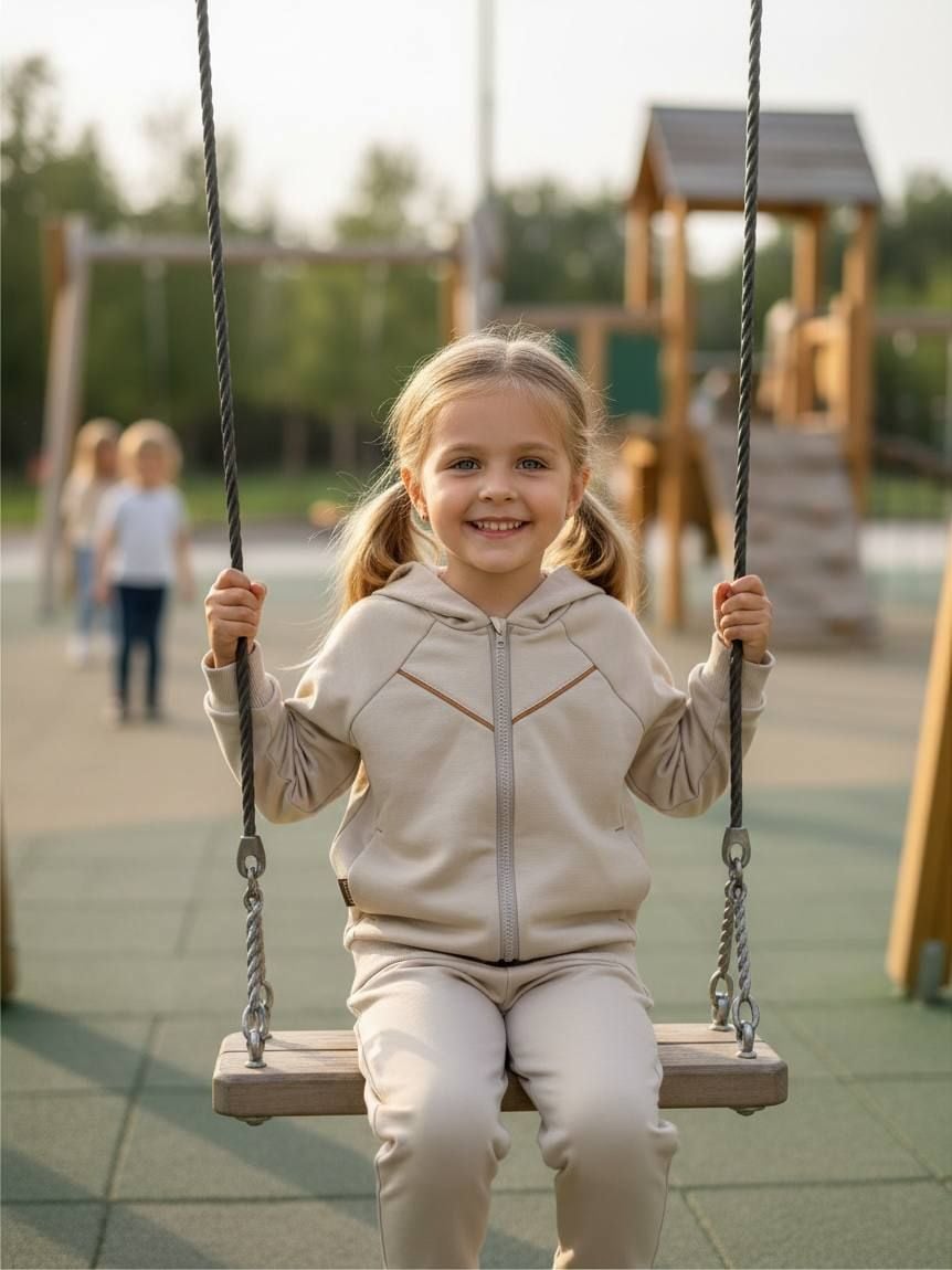 Костюм спортивний 555588 бежевий 122(р)