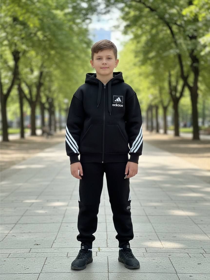 Костюм спортивний Утеплений дкх-591 чорний 122(р)