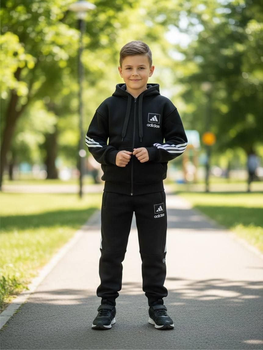 Костюм спортивний Утеплений дкх-591 чорний 122(р)