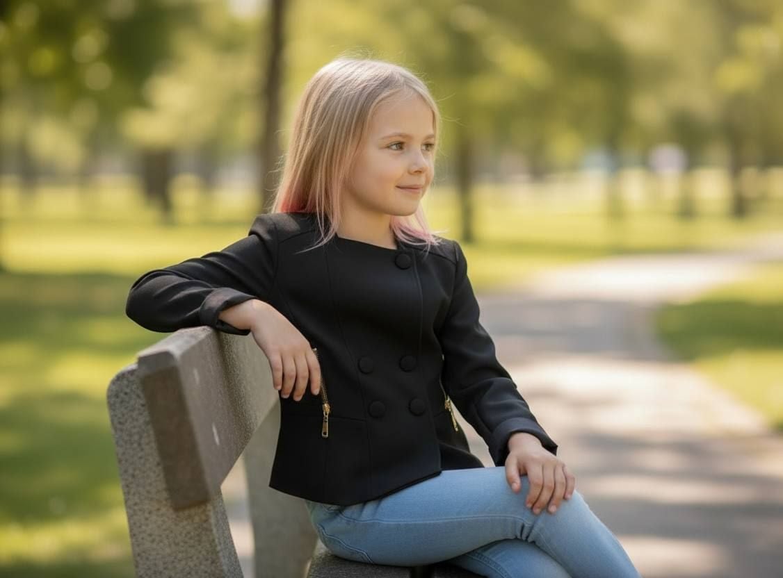 Школа Розпродаж Піджак дівчинка Дороти чорний 128(р)