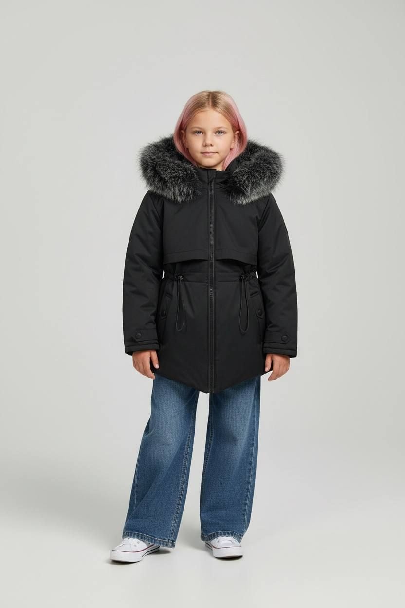 Верхній одяг Зима 0591 чорн 146(р)