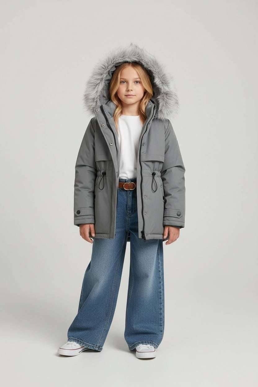 Верхній одяг Зима 0591 сірий 146(р)