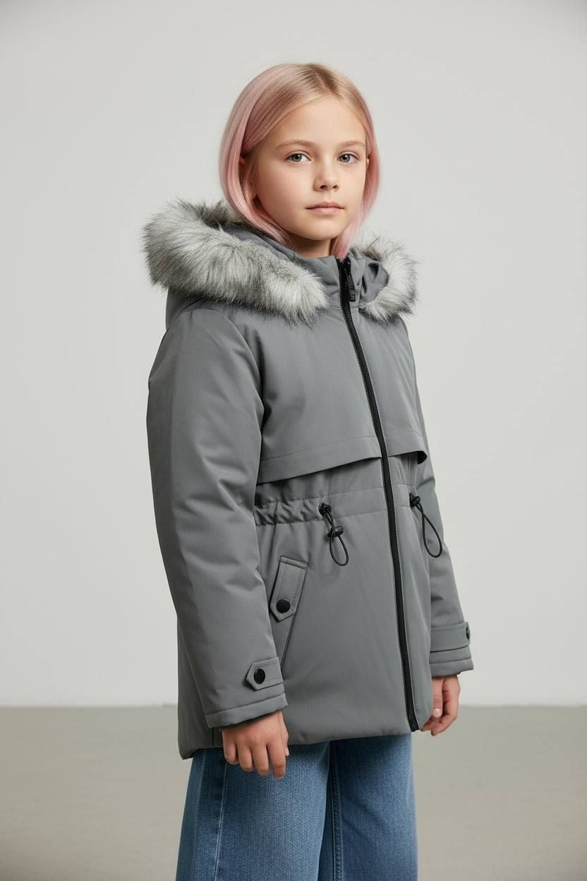 Верхній одяг Зима 0591 сірий 140(р)