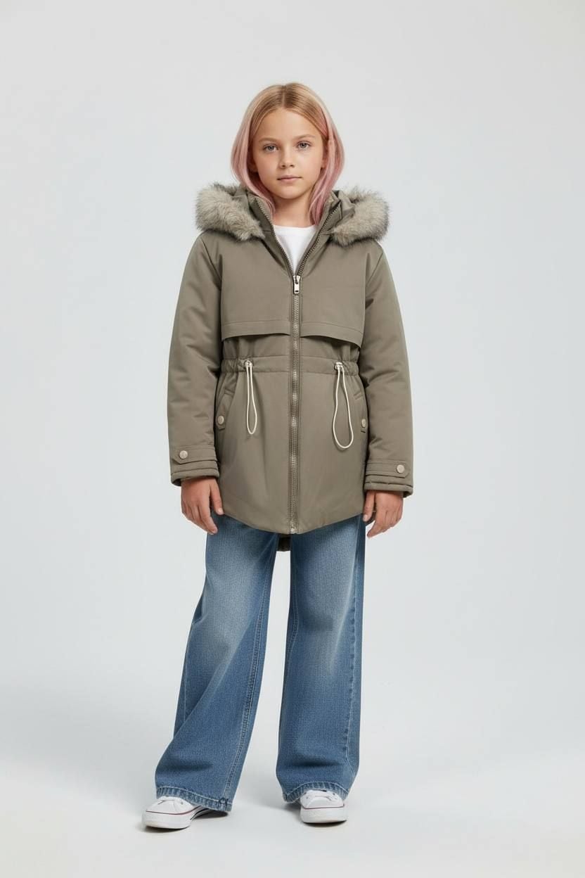 Верхній одяг Зима 0591 капучино 146(р)