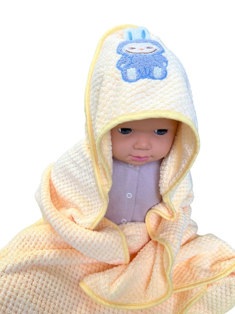 Немовля рушник 507-42-80 жовтий 90*90(р)