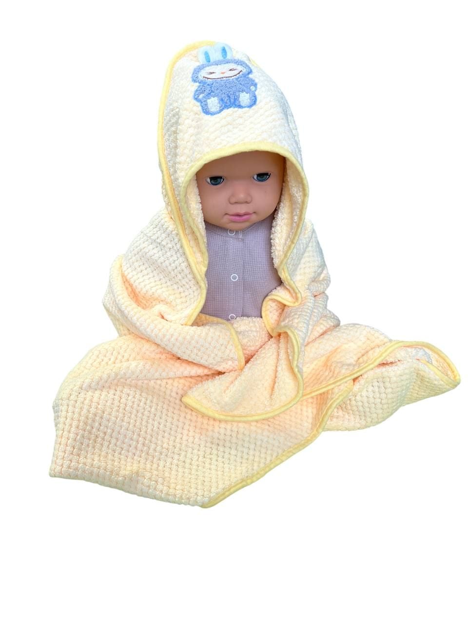 Немовля рушник 507-42-80 жовтий 90*90(р)