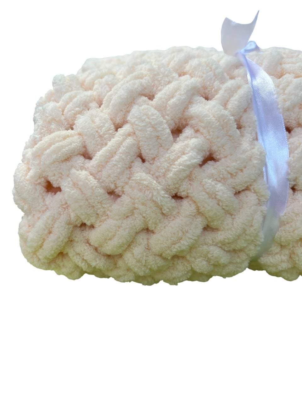 Немовля Плед PuffY2025 персиковий 85*85(р)