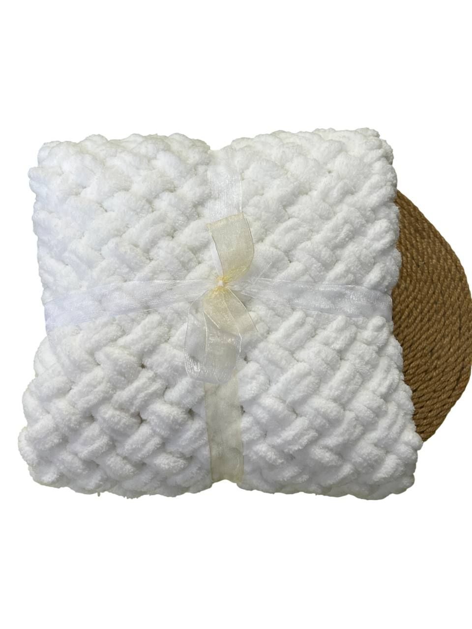 Немовля Плед PuffY2025 білий 85*85(р)