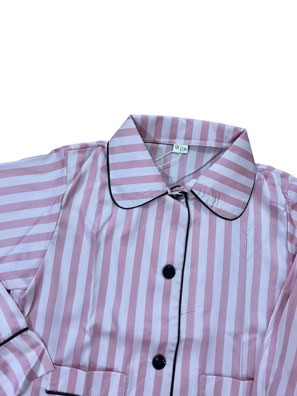 Дитяча білизна Піжамка атлас рожевий 140(р)