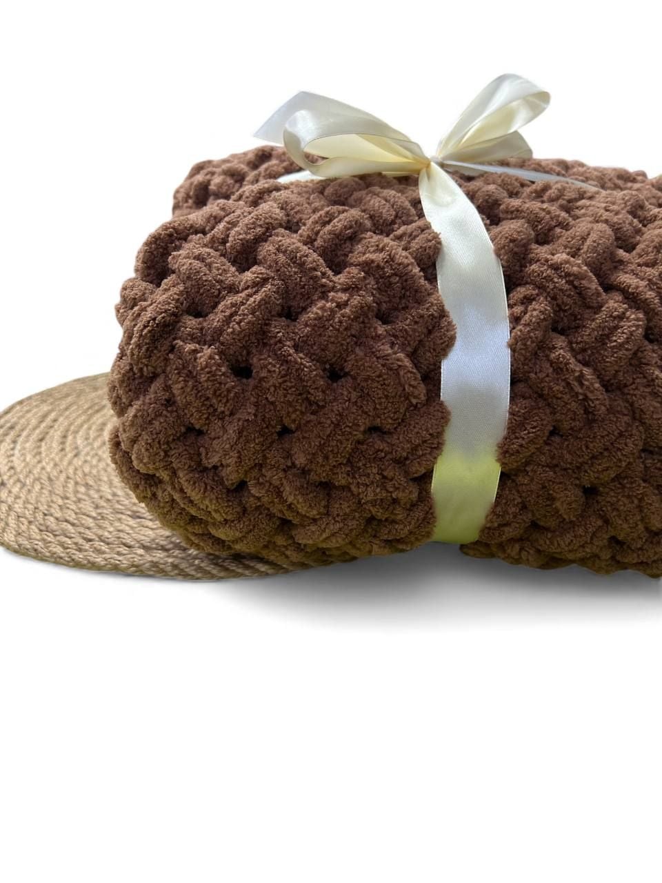 Немовля Плед PuffY2025 коричневий 85*85(р)