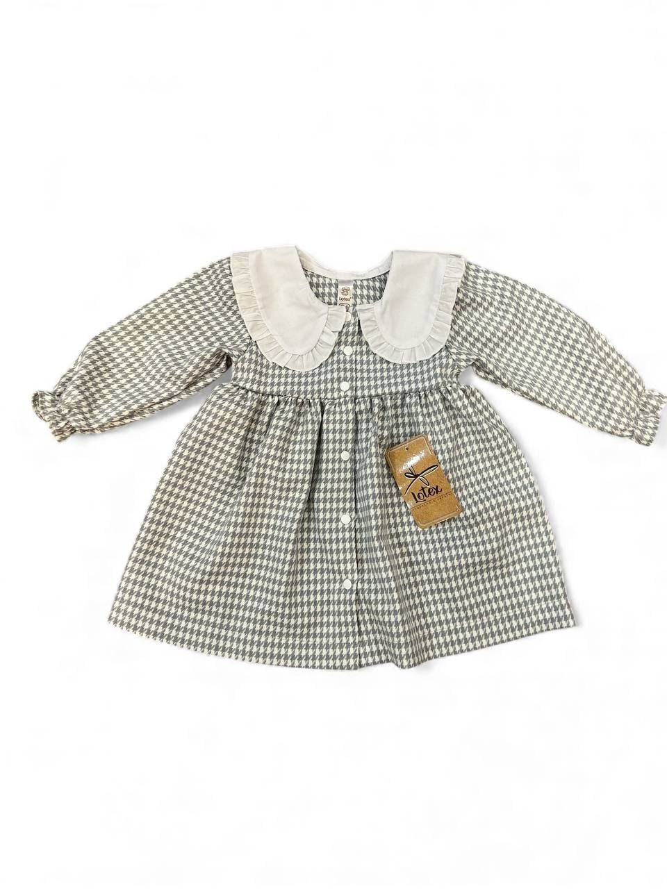 Сукня гусяча лапка сірий 98(р)