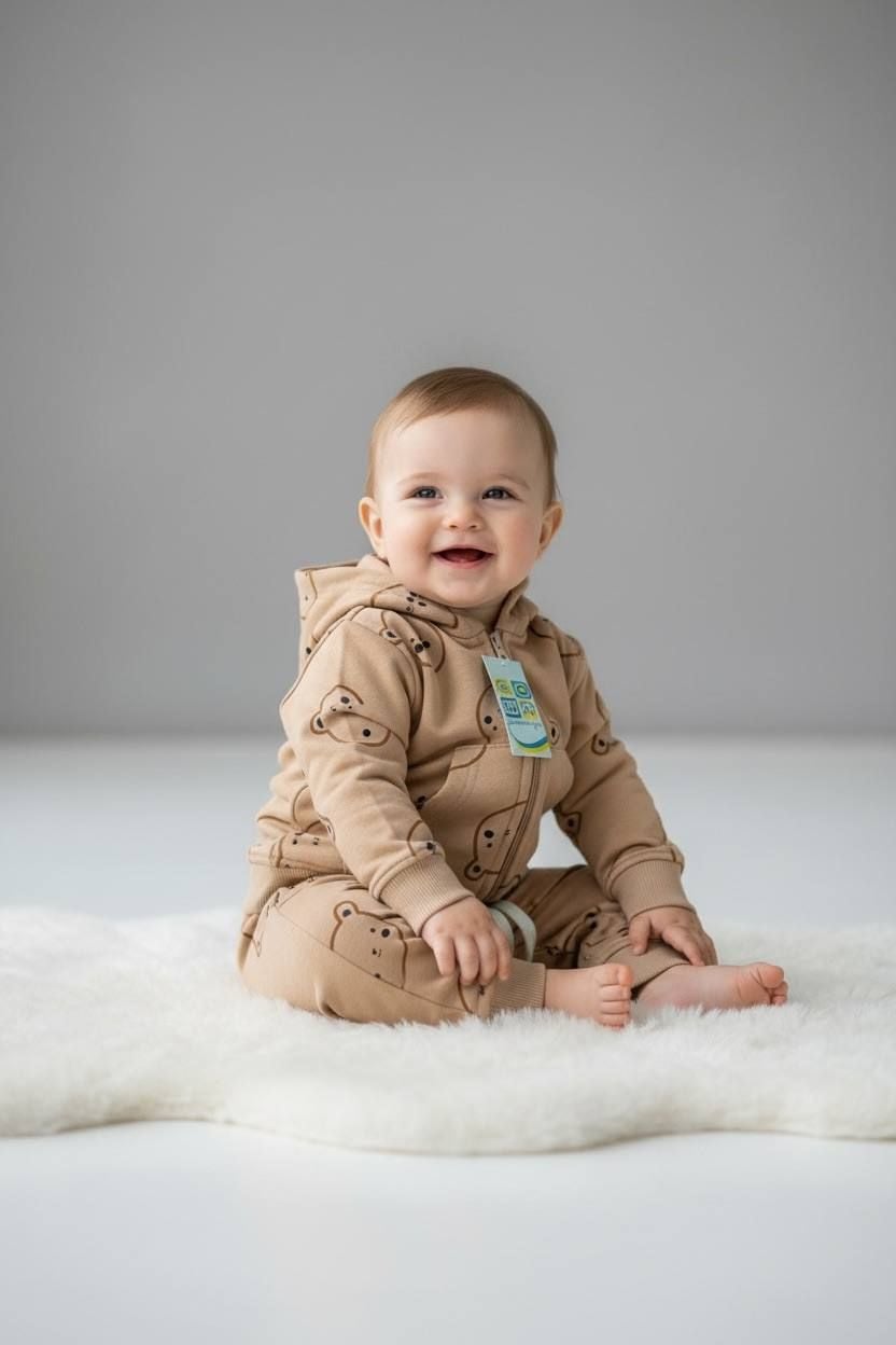 Немовля костюмчик 11959.21 коричневий 80(р)