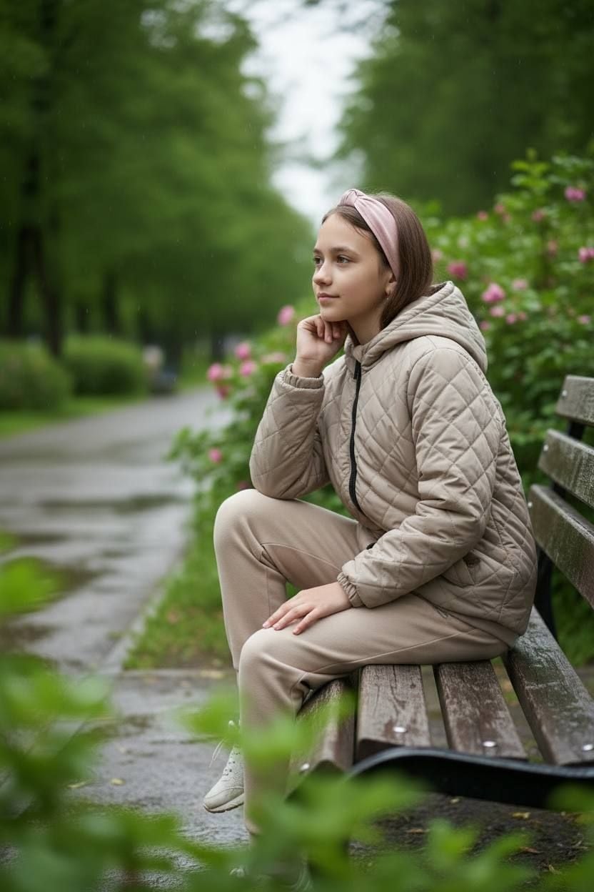 Верхній одяг куртка 22921 коричневий 152(р)