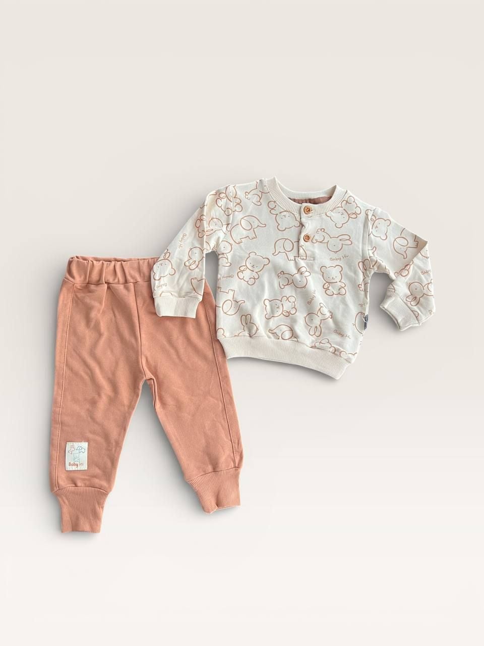 Немовля костюмчик 58518 капучино 12-18(р)